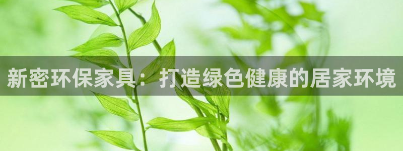 杏耀平台官网下载：新密环保家具：打造绿色健康的居家环境