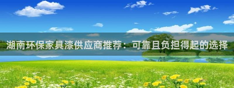 杏耀3代理：湖南环保家具漆供应商推荐：可靠且负担得起的选择